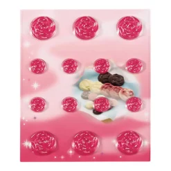 TIGERCROWN PET Resin Rose Chocolate Mold