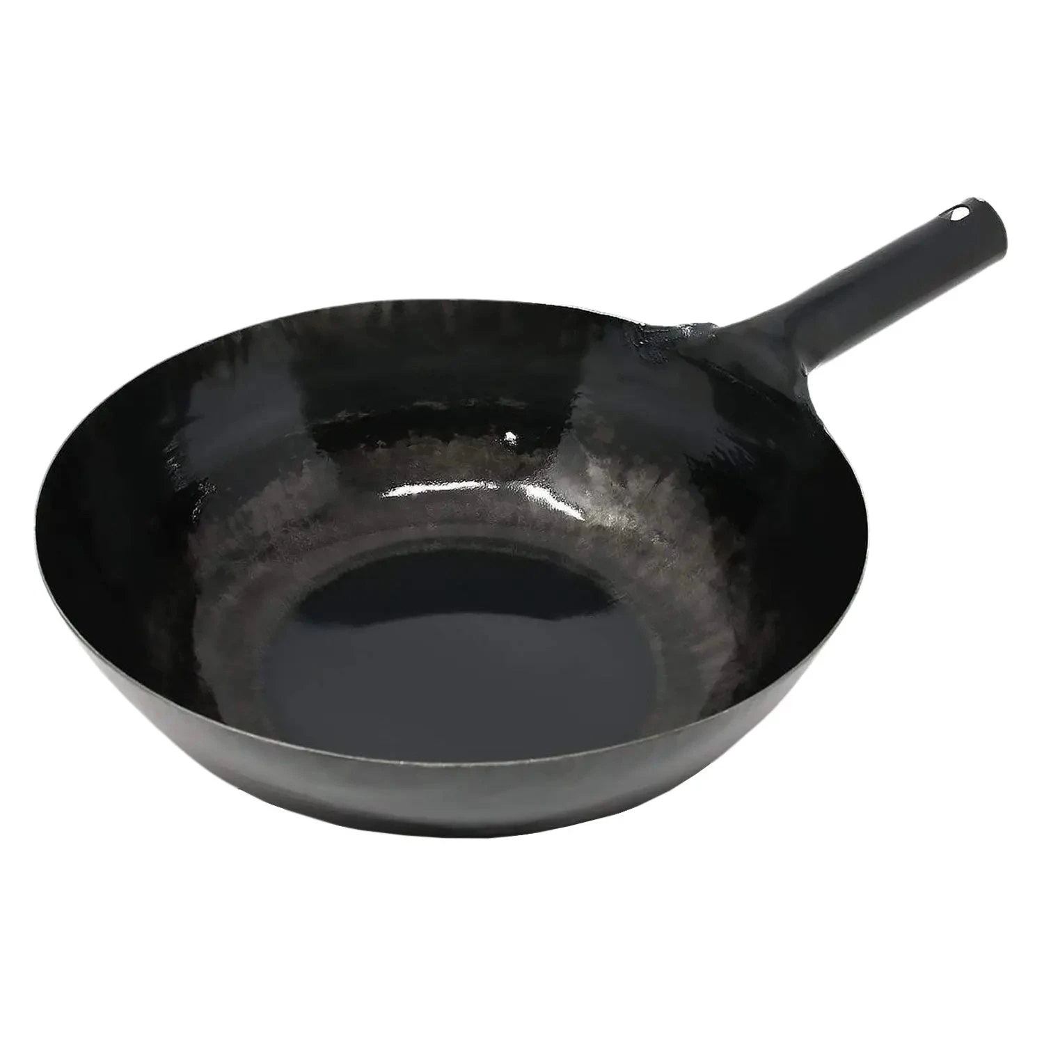 Yamada Hammered Iron Flat Bottom Wok (1.2mm Thickness) 1 Yamada Hammered Iron Flat Bottom Wok (1.2mm Thickness)