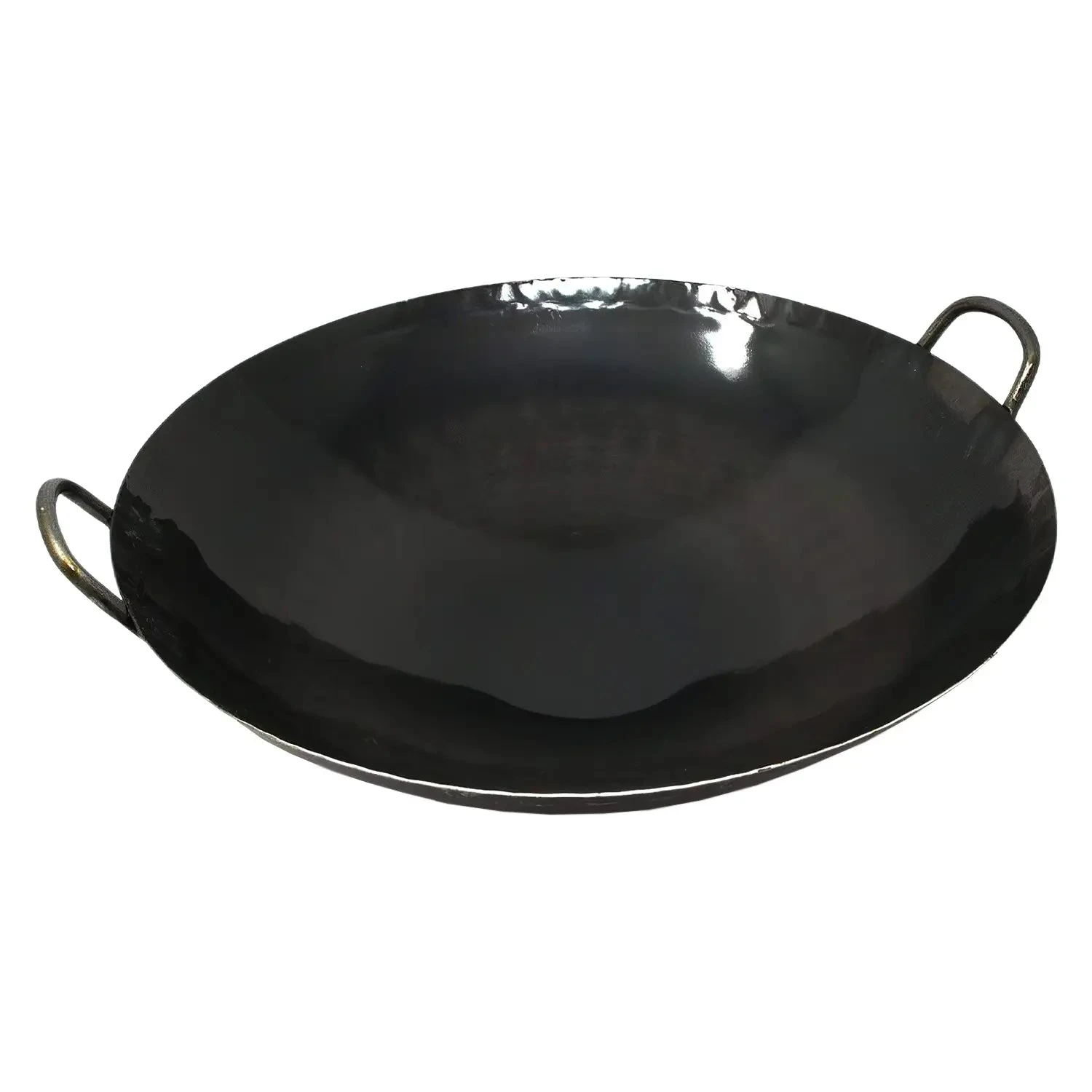 Yamada Hammered Iron Welded Double-Handle Wok (1.2mm Thickness) 1 Yamada Hammered Iron Welded Double-Handle Wok (1.2mm Thickness)