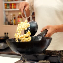 Yamada Iron Light Handle Wok Ladle (Hoak) -Kitchenware Sales Shop YamadaIronWokLadle 1