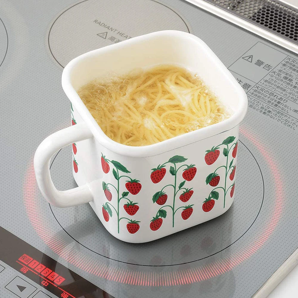 Yutaka Horo Enameled Multi Square Pot Fluffy Flower 5 Yutaka Horo Enameled Multi Square Pot Fluffy Flower - Image 5