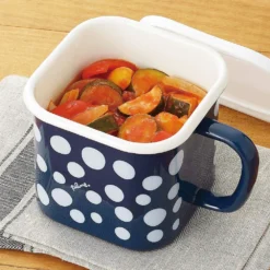 Yutaka Horo Enameled Multi Square Pot Fluffy Flower 11 Yutaka Horo Enameled Multi Square Pot Fluffy Flower -Kitchenware Sales Shop YutakaHoroEnameledMultiSquarePot 5