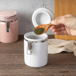 ZERO JAPAN Mino Ware Ceramic Tea Canister 100 -Kitchenware Sales Shop ZEROJAPANMinoWareCeramicTeaCanister100 3