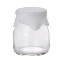 ADERIA Good-New-Bin Glass Storage Jar With Silicone Lid 120ml