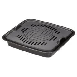 Ikenaga Cast-Iron Yakiniku Barbecue Griddle Water Pan For Portable Gas Stove