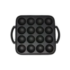 Ikenaga Induction Cast-Iron 16-Ball Takoyaki Pan -Kitchenware Sales Shop ikenaga induction cast iron 16 ball takoyaki pan takoyaki pans 6918988267603