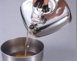 Sugiyama Cuboid-Shaped Induction Kettle 1.1L -Kitchenware Sales Shop sugiyama stainless steel cuboid shaped stacking induction kettle with strainer 1 1l kettles 22472478223