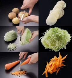 SUNCRAFT Sharpened Swivel Peeler -Kitchenware Sales Shop suncraft stainless steel sharpened swivel peeler with blade guard peelers 22459164751