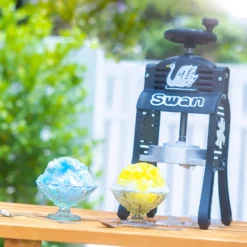 Swan Cast Iron Manual Shaved Ice Machine Black -Kitchenware Sales Shop swan cast iron manual shaved ice machine black 100427 5