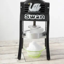 Swan Cast Iron Manual Shaved Ice Machine Black -Kitchenware Sales Shop swan cast iron manual shaved ice machine black 100427 8