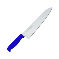 TOJIRO Color MV Gyuto Knife With Elastomer Handle -Kitchenware Sales Shop tojiro color mv gyuto knife with elastomer handle 6 colours gyuto 240mm blue gyuto knives 607853641755