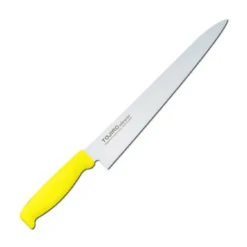 TOJIRO Color MV Sujihiki Knife With Elastomer Handle -Kitchenware Sales Shop tojiro color mv sujihiki knife with elastomer handle 6 colours sujihiki 270mm yellow sujihiki knives 584139931675