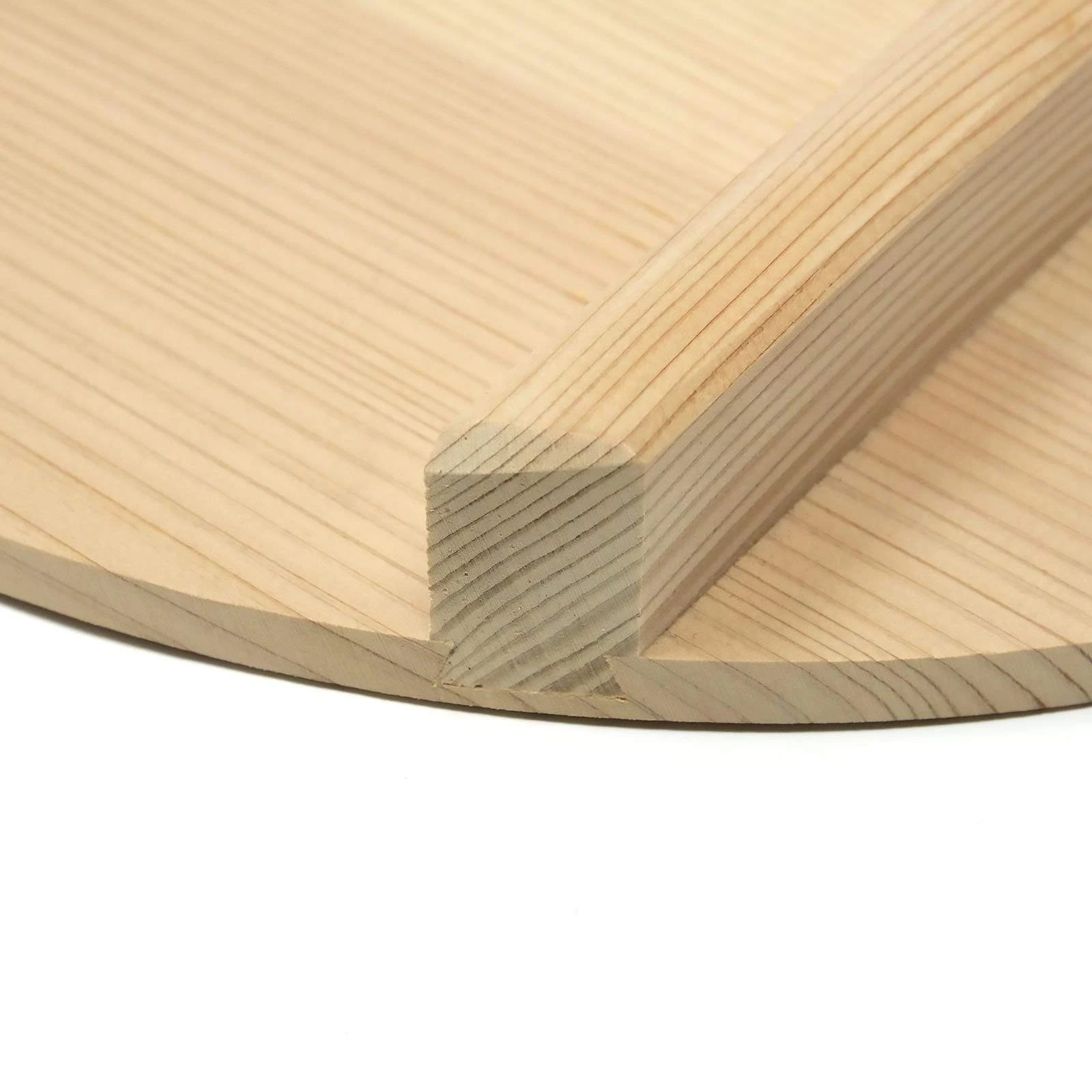 Yamacoh Sawara Cypress Round Wooden Lid For Hangiri Sushi Rice Mixing Bowl 3 Yamacoh Sawara Cypress Round Wooden Lid For Hangiri Sushi Rice Mixing Bowl - Image 3
